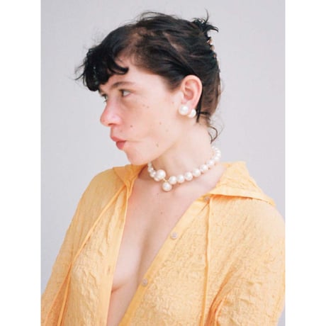 BEATRIZ PALACIOS Madrid | BANDAGE PEARL NECKLACE