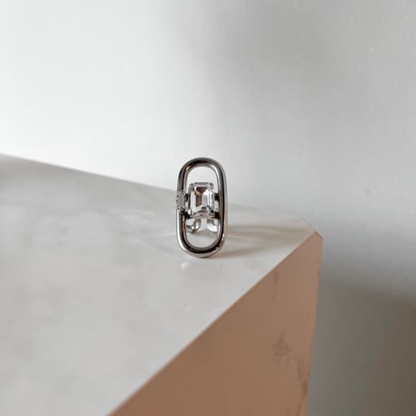 CREZUS Paris | SUGAR Ring ( Crystal / Silver )