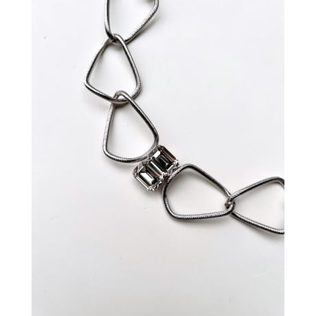 CREZUS Paris | TITAN Necklace ( Silver shade / Silver )