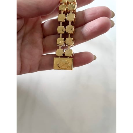 CREZUS Paris | S40 2RANKS Bracelet (Beige / Gold)