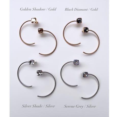 CREZUS Paris | 23H7 Pierced Earrings