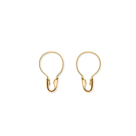 BEATRIZPALACIOS Madrid | ROUND SAFETY PIN Earrings