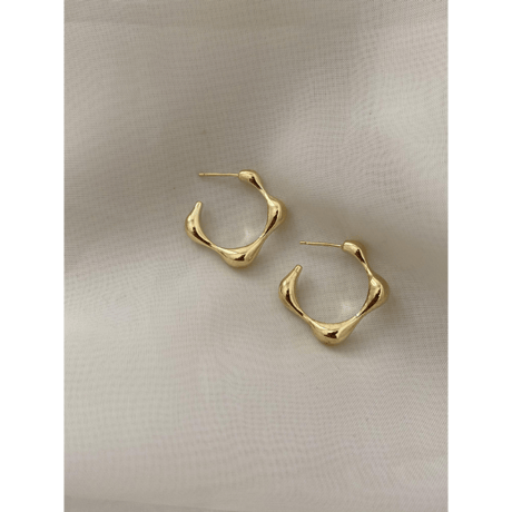 BONVO Greece | FRAMED VERO HOOPS EARRINGS