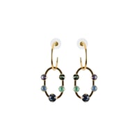 CREZUS Paris | ORSO Pierced Earrings ( Silver )