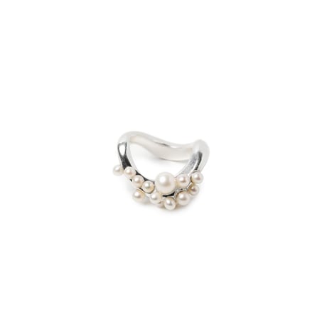 BEATRIZPALACIOS Madrid | WAVE CLUSTER SILVER Ring