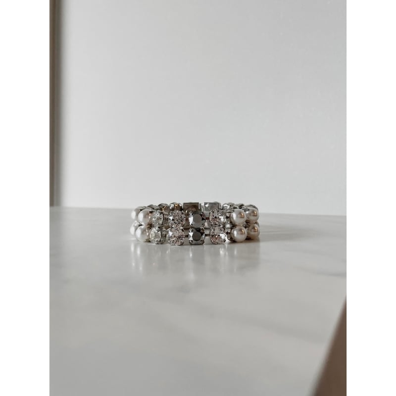 CREZUS Paris | S40 2RANKS Bracelet (crystal, si CREZUS Paris | S40 2RANKS Bracelet (crystal, si