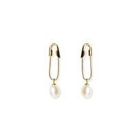 BEATRIZPALACIOS Madrid | PEARLS SAFETY PIN Earrings