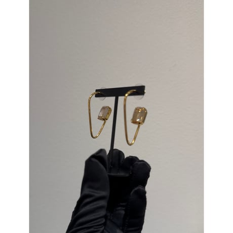 CREZUS Paris | VOLT Pierced Earrings ( Golden / Gold )