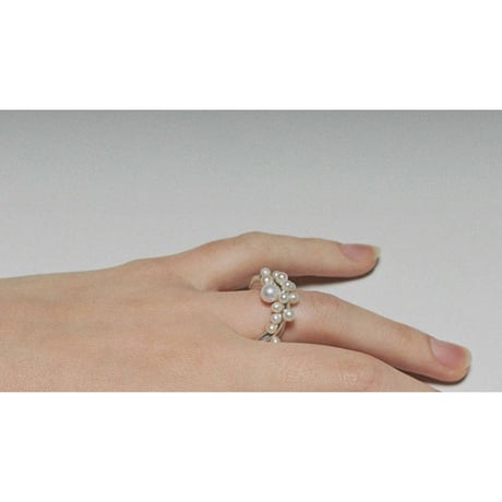 BEATRIZPALACIOS Madrid | WAVE CLUSTER SILVER Ring