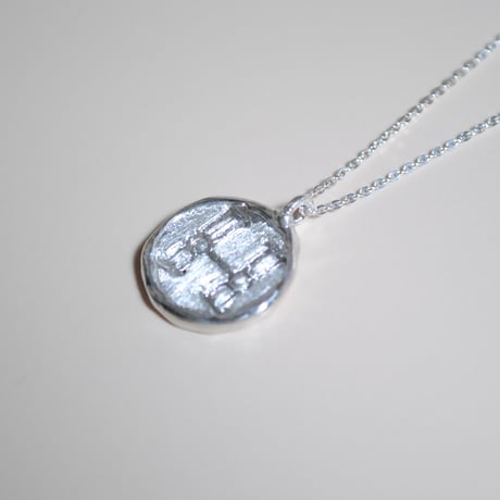 Kettiオリジナルコイン型イニシャルネックレス 〈H〉〜silver925〜