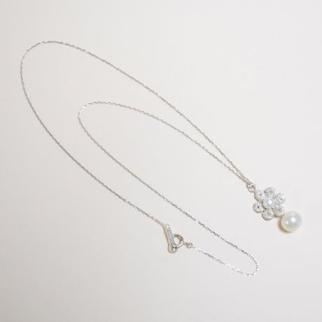 お花のネックレス〜silver925〜