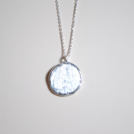 Kettiオリジナルコイン型イニシャルネックレス 〈A〉〜silver925〜