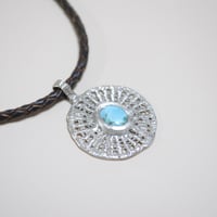 カンデラリアターコイズネックレス　〜silver925〜