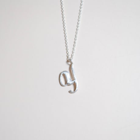 Kettiオリジナルイニシャルネックレス 〈Y〉〜silver925〜