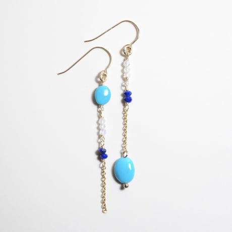 キングマンターコイズとあこや真珠 R6312 キングマンターコイズとあこや真珠 R6312