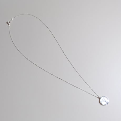 Kettiオリジナルコイン型イニシャルネックレス 〈Y〉〜silver925〜