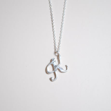 Kettiオリジナルイニシャルネックレス 〈K〉〜silver925〜
