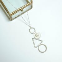 丸と三角のネックレス〜silver925〜