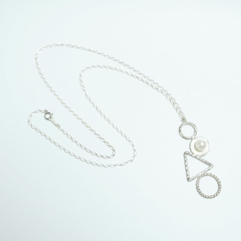 一点物✧希少✧ローマングラス ネックレストップ✧silver925 丸と三角のネックレス〜silver925〜 | Ketti