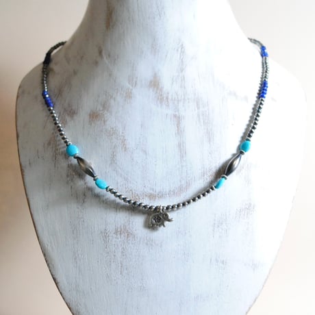 キングマンターコイズとあこや真珠 R6312 キングマンターコイズとあこや真珠 R6312