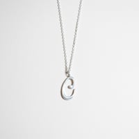 Kettiオリジナルイニシャルネックレス 〈C〉〜silver925〜