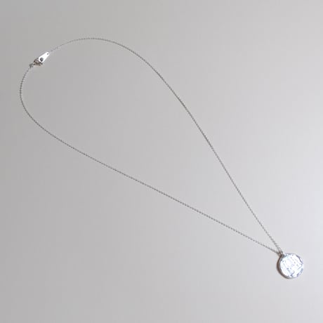 Kettiオリジナルコイン型イニシャルネックレス 〈H〉〜silver925〜