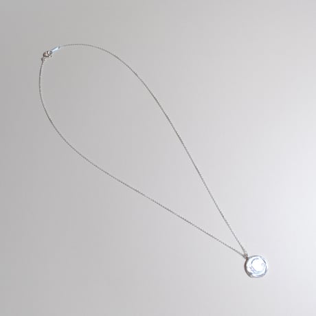 Kettiオリジナルコイン型イニシャルネックレス 〈C〉〜silver925〜
