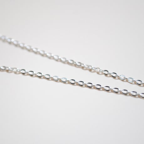モハベターコイズ(紫に着色)三角と丸のネックレス　〜silver925〜