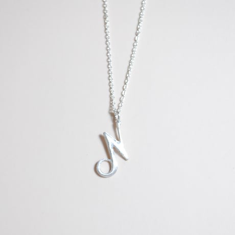 Kettiオリジナルイニシャルネックレス 〈N〉〜silver925〜