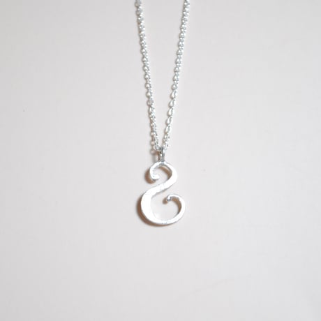 Kettiオリジナルイニシャルネックレス 〈S〉〜silver925〜