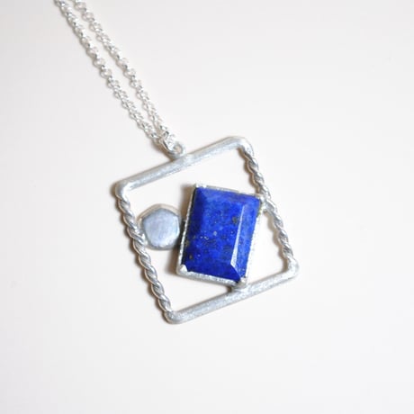 ラピスラズリネックレス　〜silver925〜