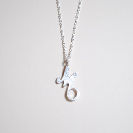 Kettiオリジナルイニシャルネックレス 〈M〉〜silver925〜