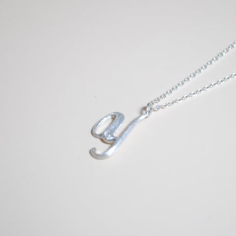 Kettiオリジナルイニシャルネックレス 〈Y〉〜silver925〜