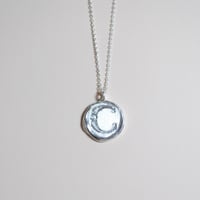 Kettiオリジナルコイン型イニシャルネックレス 〈C〉〜silver925〜