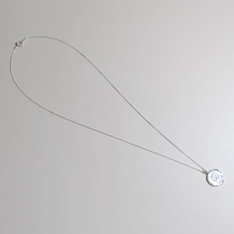 Kettiオリジナルコイン型イニシャルネックレス 〈S〉〜silver925〜