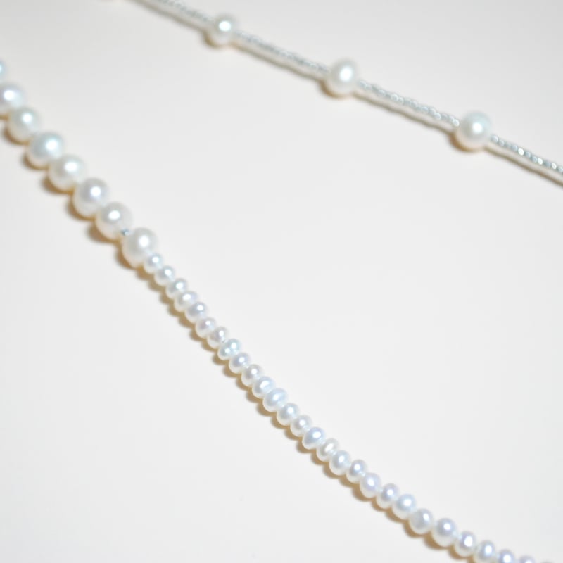 淡水パールの個性的なネックレス 〜14kgf〜 | Ketti