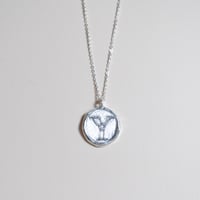 Kettiオリジナルコイン型イニシャルネックレス 〈Y〉〜silver925〜
