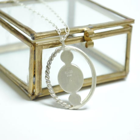 ターコイズ(天然)のネックレス〜silver925〜