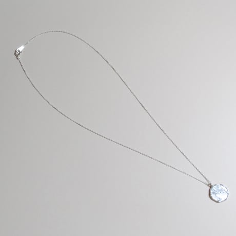 Kettiオリジナルコイン型イニシャルネックレス 〈N〉〜silver925〜