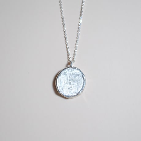 Kettiオリジナルコイン型イニシャルネックレス 〈N〉〜silver925〜