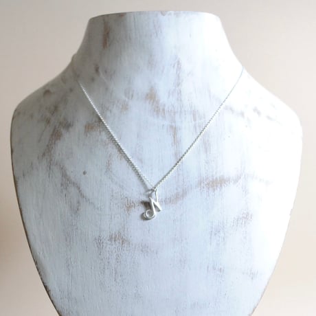 Kettiオリジナルイニシャルネックレス 〈N〉〜silver925〜