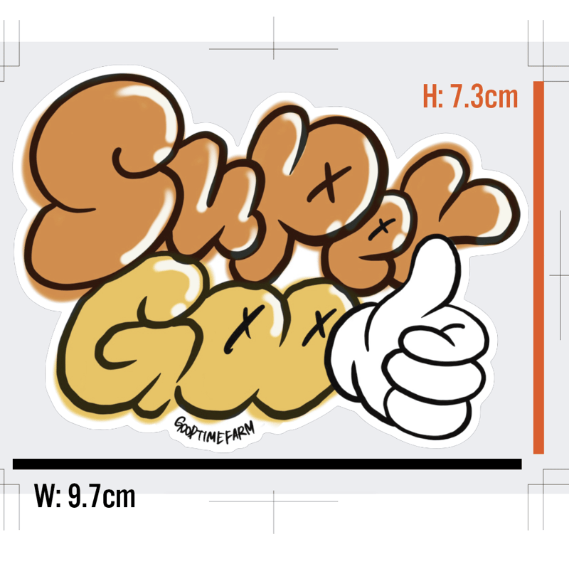 Graffitiステッカー SUOER GOOD | GOOD TIME FARM