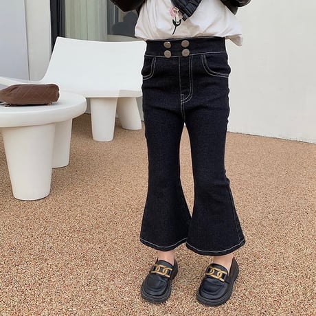デニムフレアパンツ