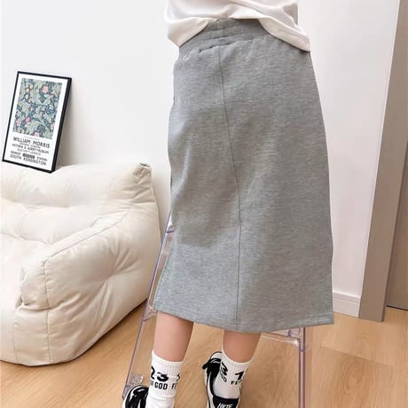 スウェットロングスカート