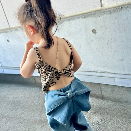 【即納品】leopard camisole