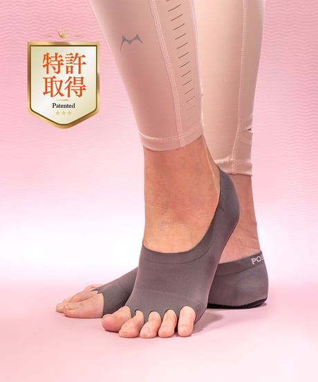 POSON Yoga Socks / charcoal