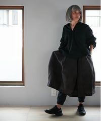 skirt / 袴地（茶色の縞）