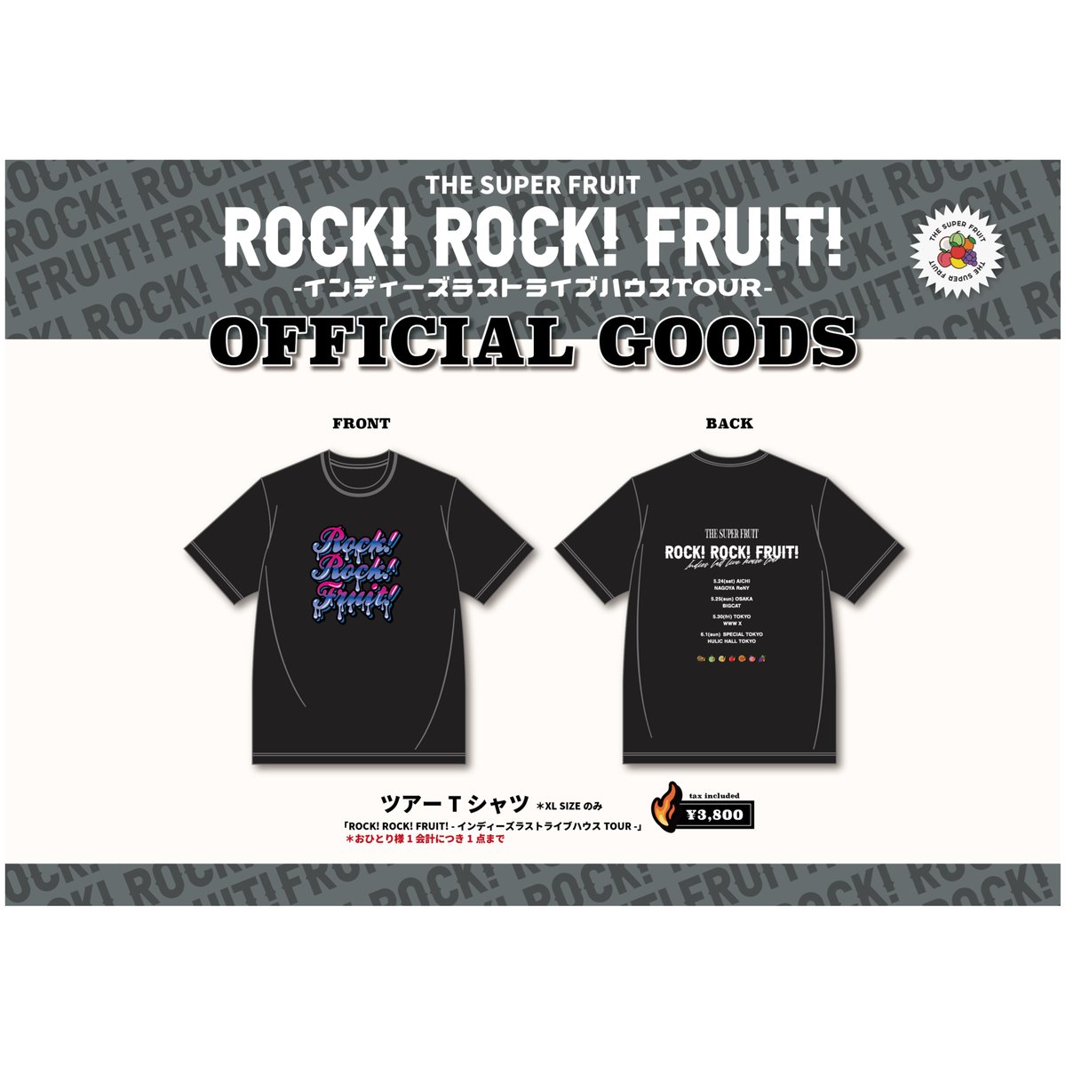 kingunu ライブハウスツアー Tシャツ Lサイズ ステッカー 未使用 kingunu ライブハウスツアー Tシャツ Lサイズ ステッカー 未使用