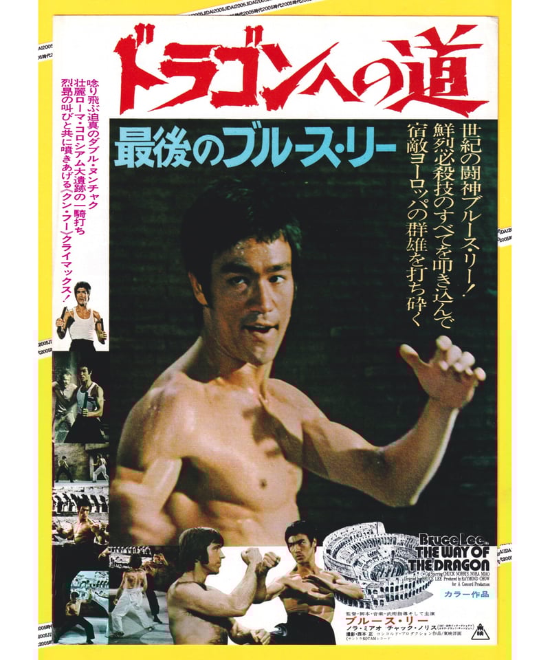 ブルース・リー映画パンフレット４種＆チラシ１種 ネットで注文 ブルース・リー映画パンフレット4種＆チラシ1種