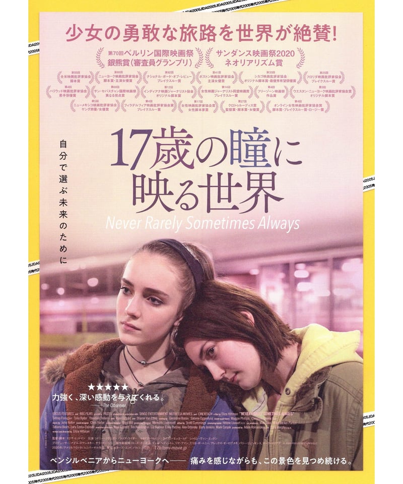 17歳の瞳に映る世界 | 映画チラシ・フライヤー・パンフレット販売 大辞典
